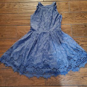 Blue Lace Dress